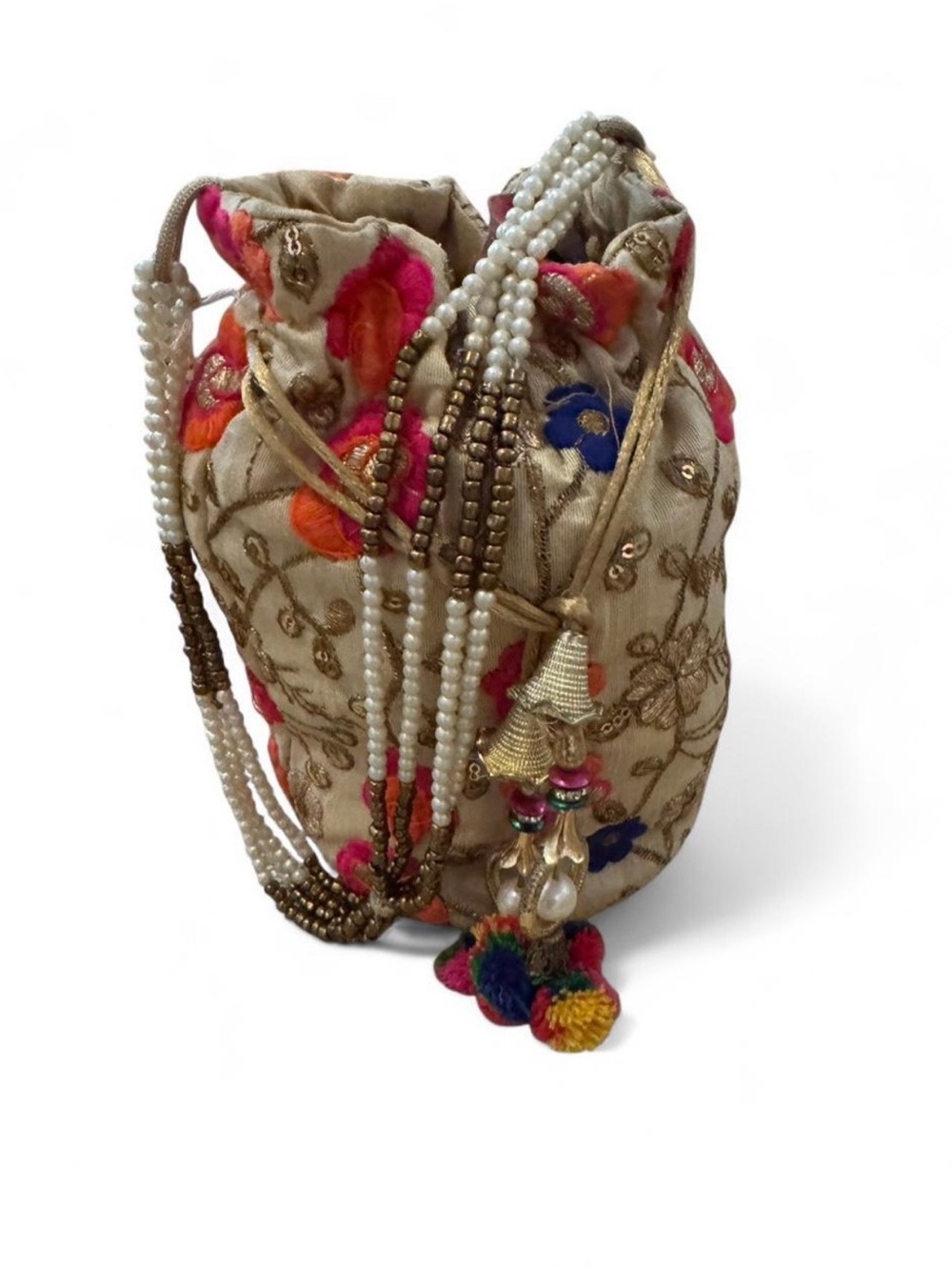 Handmade beaded bag